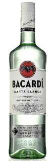 Bacardi Carta Blanca White Rum 37,5% 1,0L