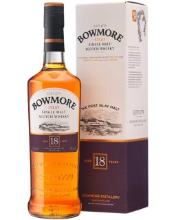 Bowmore 18 Jahre Islay Whisky Single Malt 43% Vol. 0,7L