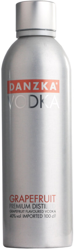 Vodka Danzka - Erfrischender Grapefruit skandinavischer 16,59 EUR 40% Wodk, 1,0L