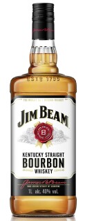 Jim Beam White Label Bourbon Whiskey 40% Vol. 1,0L