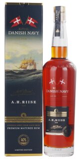 A.H. Riise Danish Navy Rum 40% 0,7L