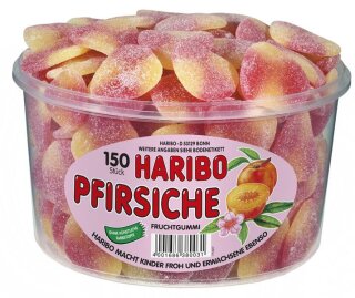 Haribo Pfirsiche 150 Stück 1,35kg
