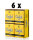 6x Ga-Jol gelb Salz-Lakritz zuckerfrei 8er 184g