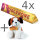 4x Toblerone Fruit&Nut 360g + "Bernie Dog" Plüschhund