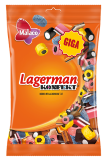 Malaco Lagerman Konfekt Original 900g