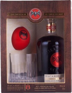 Bacardi Reserva 8Y 40% Vol. 0,7L + Geschenkverpackung