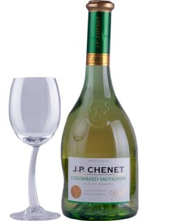 J.P. Chenet Colombard Sauvignon 11,5% 0,75L + Glas