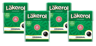 Läkerol Original 100g  4 Packungen á 25g