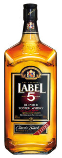 Label 5 Blended Scotch Whisky 40% 1,0L