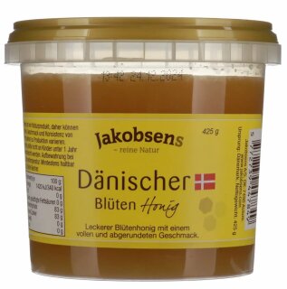Jakobsens Dänischer Blütenhonig 425g