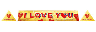 Toblerone Gold Messages 360g I Love You