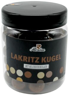 Rexim Lakritz Kugel mit Milchschokolade 300g