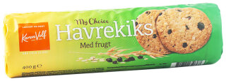 Karen Volf My Choice Havrekiks Hafergebäck med frugt 400g