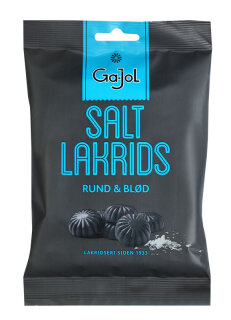 Ga-Jol Salt Lakrids Rund & Blød 140g