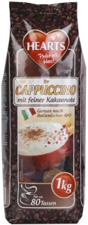 Hearts Cappuccino mit feiner Kakaonote 1 kg