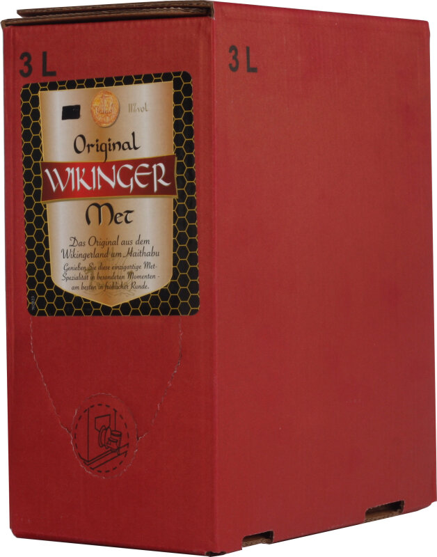 EUR Honigwein Met Vol.Alk. 22,99 3,0 L, Original 11% Wikinger