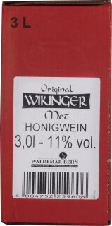 L, 11% Original Vol.Alk. EUR 22,99 3,0 Honigwein Wikinger Met