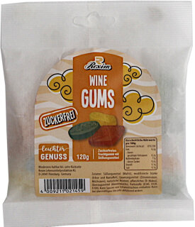 Rexim Wine Gums zuckerfrei 120g