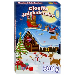 Cloetta Favorit Julekalender 390g Adventskalender