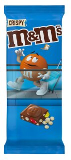 M&M´s Crispy 150g Schokolade mit Getreide-Crispies und Schokolinsen