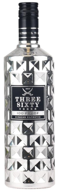 Three Sixty Vodka 100 Proof | Premium Wodka aus Skandinavien | 50% Al,  19,49 EUR