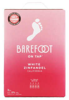 Barefoot White Zinfandel Rosé 8% Vol. 3L (USA)