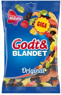Malaco Godt & Blandet Original Giga-Pack 900g
