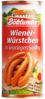 Böklunder Wiener Würstchen im knackigen Saitling 10 Stück 1650g