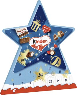 Kinder Mix Stern Adventskalender 149g