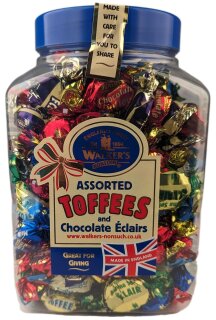 Walkers Nonsuch Assorted Toffees and Chocolate Éclairs 1,25kg