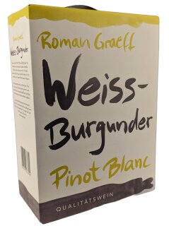 Roman Graeff Weissburgunder Pinot Blanc halbtrocken 3,0L BIB
