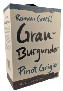 Roman Graeff Grauburgunder Pinot Grigio halbtrocken 3,0L BIB