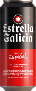 Estrella Galicia Especial 0,33L DPG Dose - Helles Exportbier aus Spanien