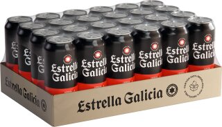 24 x Estrella Galicia Especial 0,33L DPG Dose - Helles Exportbier aus Spanien