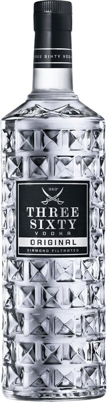 Three Sixty Vodka 37,5% 3,0L - Premium Vodka im ScandiPark Onlineshop,  55,99 EUR