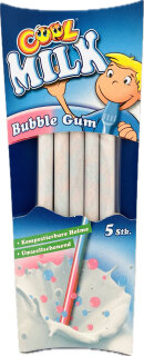 Cool Milk Trinkhalme Bubble Gum Kaugummi 30g
