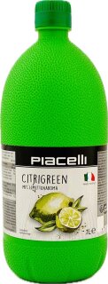 Piacelli Citrigreen mit Zitronensaft und Limettenaroma 1L
