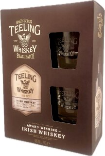 Teeling Irish Whisky 0,7L  mit 2 Gläsern