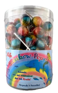 Küfa Rainbow Pop Lollies 100 Stück - 1600g