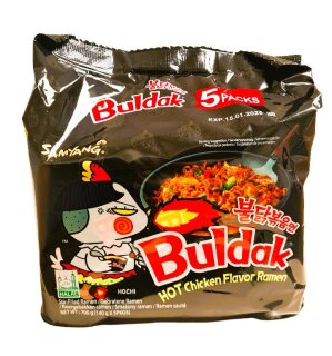 5x Buldak Noodle Hot Chicken 140g