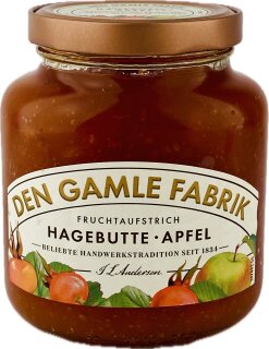 Den Gamle Fabrik Hagebutte Apfel Fruchtaufstrich 380g