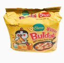 5x Buldak Hot Chicken Cheese 140g