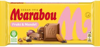 Marabou Frukt & Mandel 200g