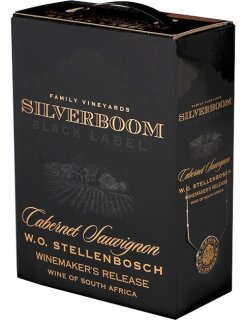 Silverboom Black Label Cabernet Sauvignon 15% Vol. 3L  Bag in Box