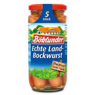 Bökl. Landbockwurst 5=250g