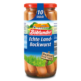 Bökl. Landbockwurst 10=500g