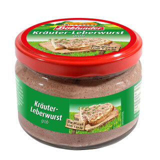 Bökl. Kräuterleberwurst 200g Glas