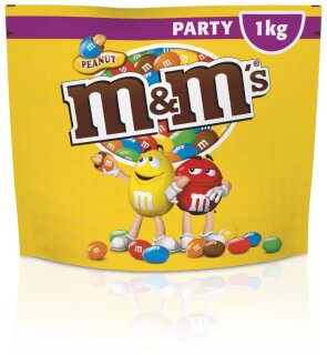 M&M Peanuts Party Bag 1,0kg