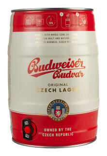 Budweiser Budvar 5% Vol. 5,0L Fass