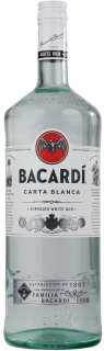 Bacardi Carta Blanca White Rum 37,5% 1,5L